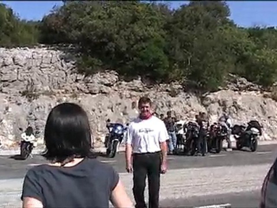 Arret ds les gorges 2010