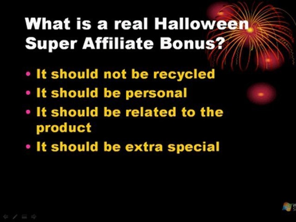 Halloween Super Affiliate Bonus