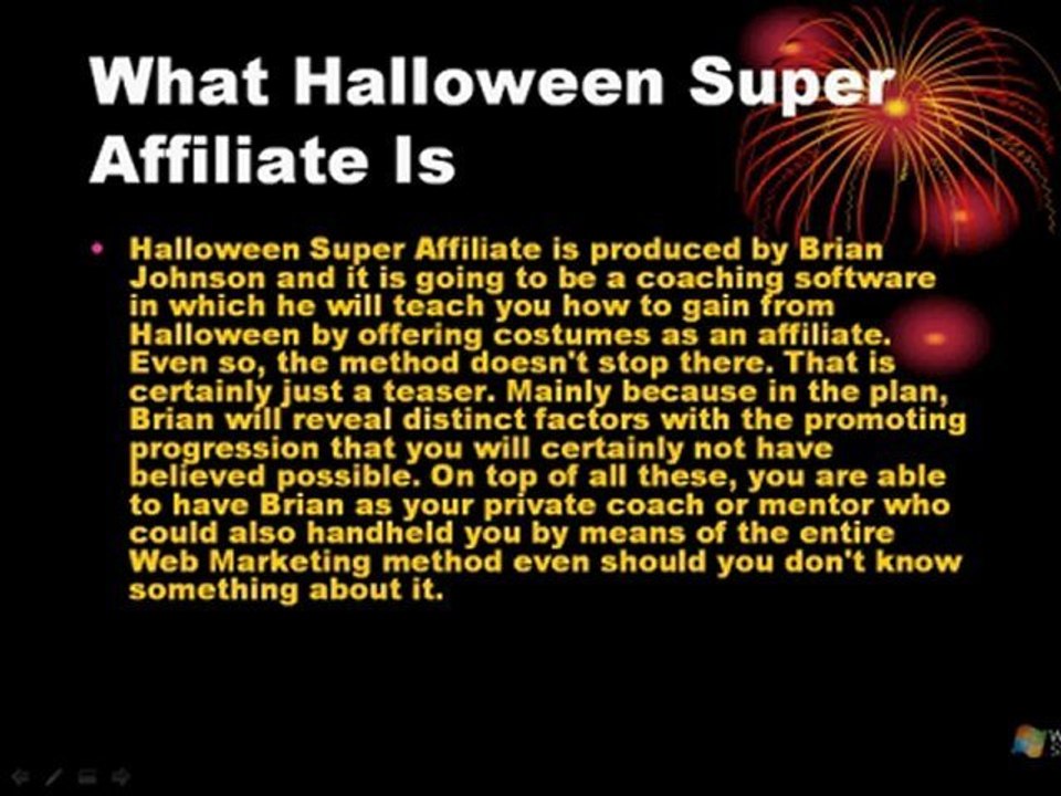Halloween Super Affiliate Review