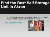 Akron Self Storage Facility Storage Units Mini Storage Boat