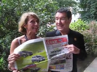 Les voix d'Homer et Marge des Simpsons pour l'Essor Savoyard