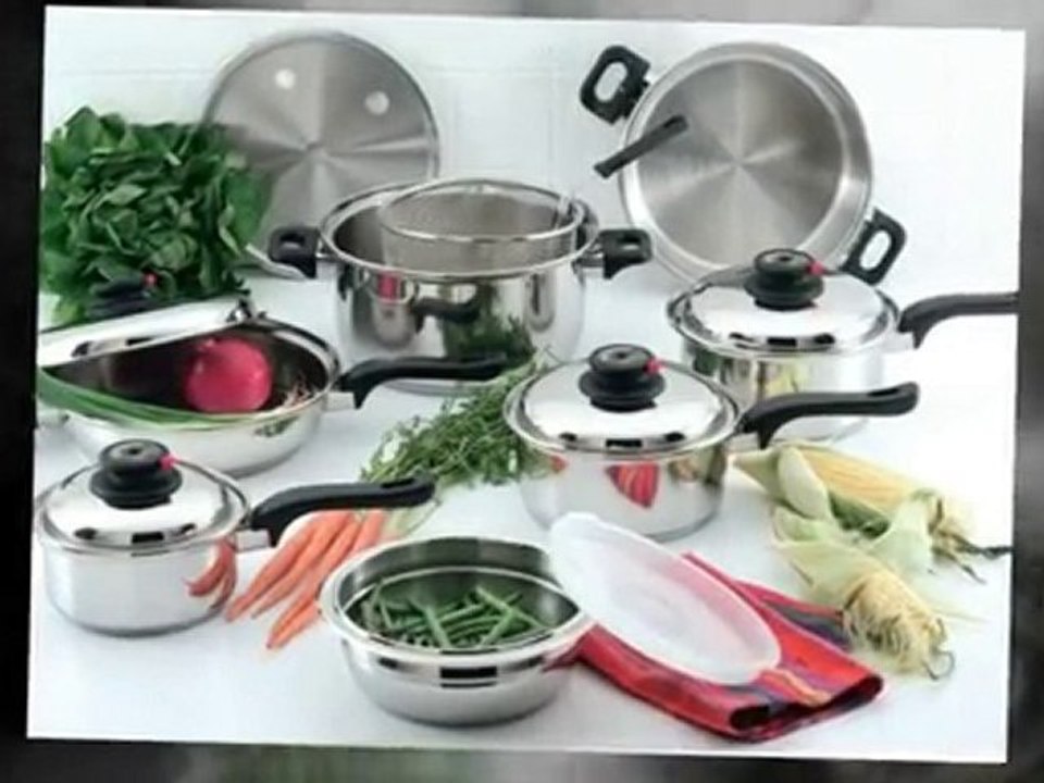 Waterless Stainless Steel Cookware - Safe Healthy Greaseless
