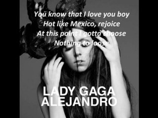 Lady Gaga-Alejandro Official Karaoke