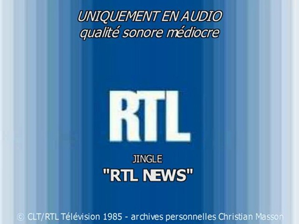 1985 Indicatif RTL NEWS (RTL Télévision)