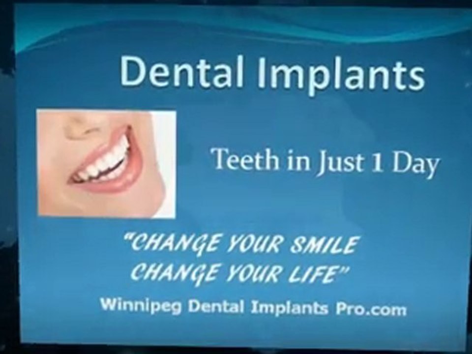 New Low Cost Dental Implant Procedure in Winnipeg Dentist