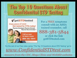Denver Confidential STD Test, Free Video Series, Video 5 of