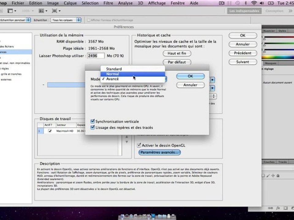 [Photoshop CS5] Préférences