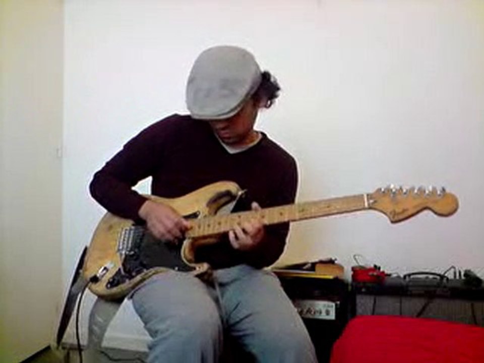 fender strat 70's Impro blues fusion "HASSOUNE"