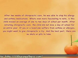 Rockford Chiropractor Helps Asthma and Allergies www.100year