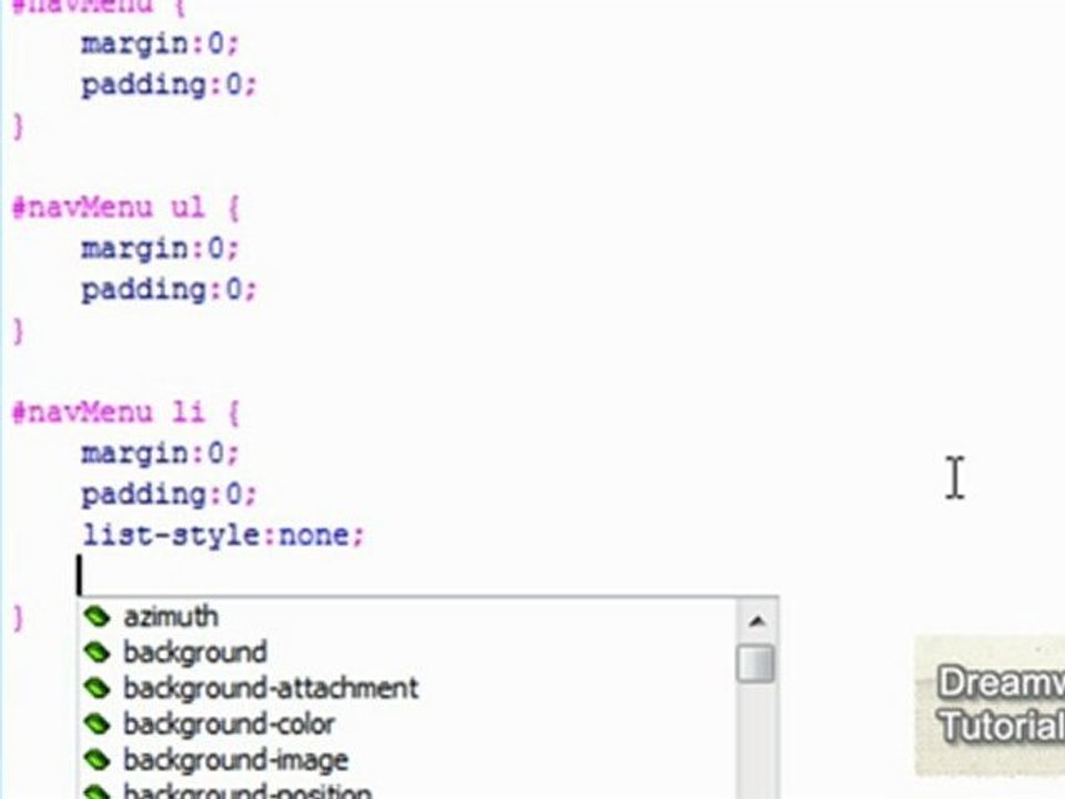 CSS Horizontal Drop Down Menu - 1 of 2