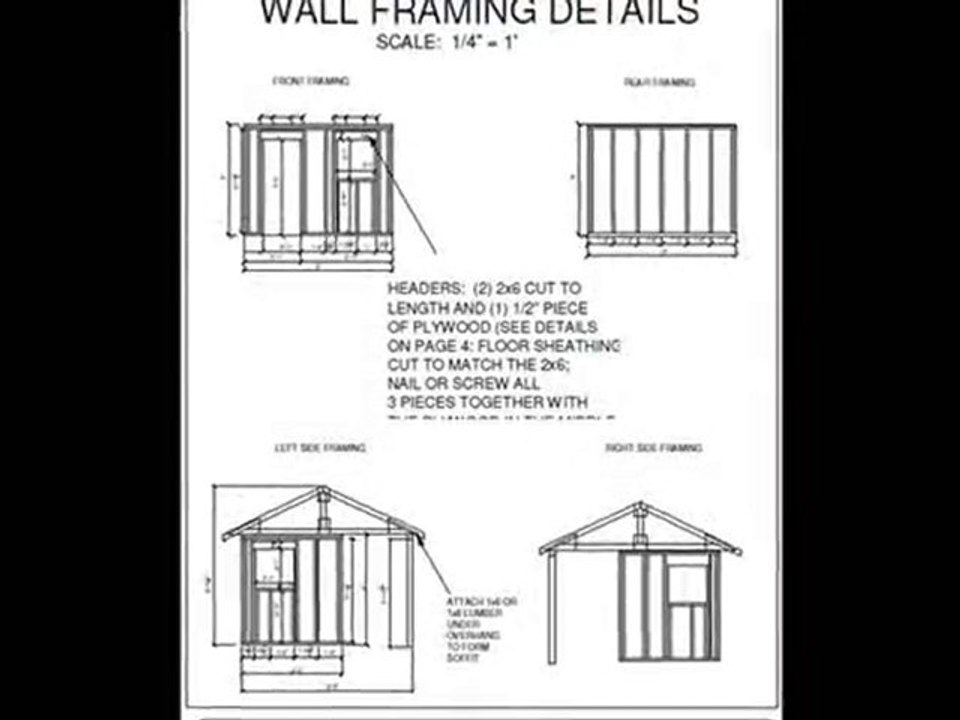 The Adobe 6' x 8' Playhouse Plan