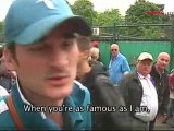 Roger Federer look-a-like shows off at French Open