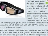 LG AG-S100 Rechargeable 3D Glasses