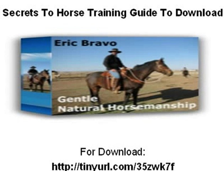 Secrets To Horse Training Guide To Download