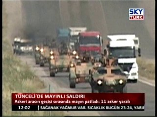 Tunceli'de Mayınlı Saldırı