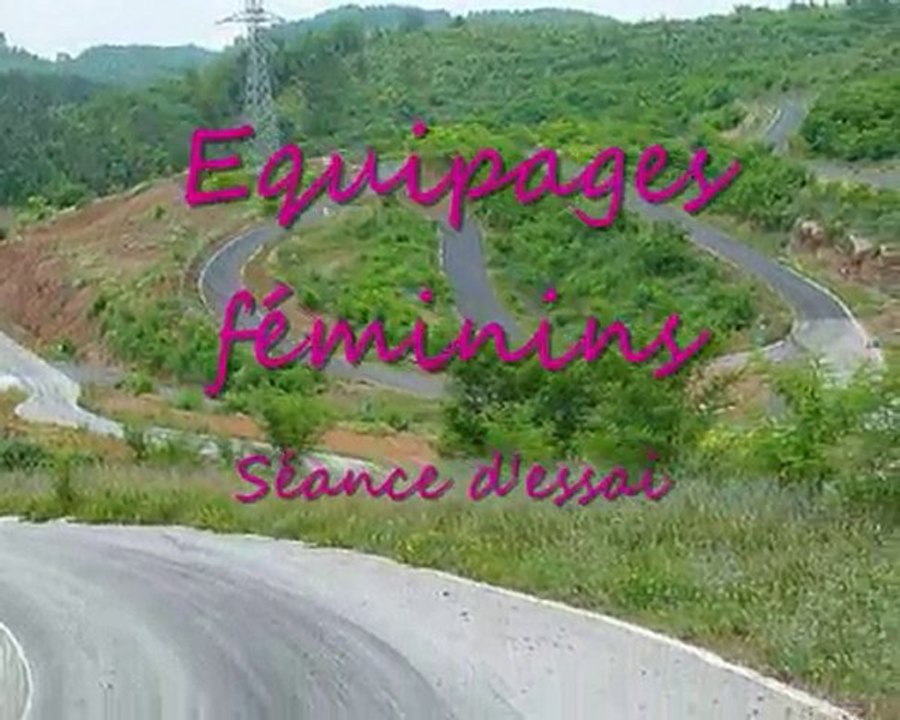 Séance d'essai Equipages Féminins