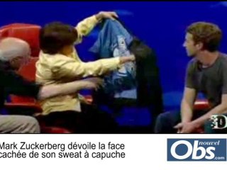 L'étrange sweat du PDG de Facebook