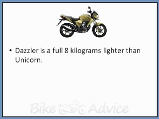 Honda CB Unicorn Dazzler Review - BikeAdvice