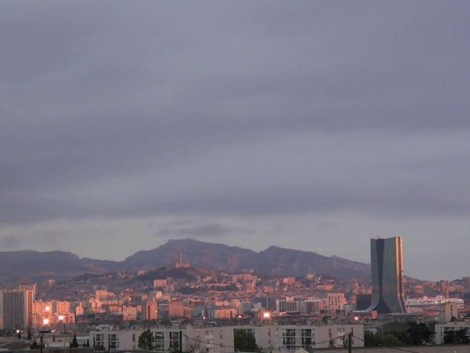 Marseille - Day at Night - Timelapse