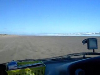 Sur la Ninety Mile beach