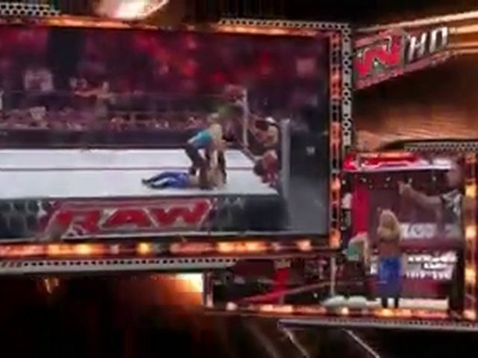 wwe raw maryse  jillian hall vs mickie james & kelly kelly
