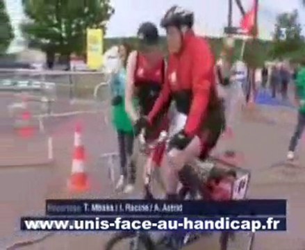 Triathlon longue distance d'un handicapé moteur
