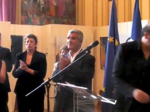 Tarbes - Tremplin 2010 - Les gagnants reçus à la mairie