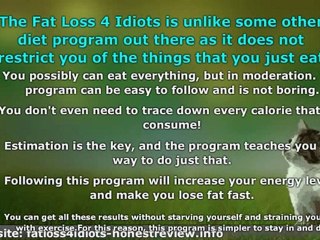 Fatloss4idiots review. What the pros and cons?