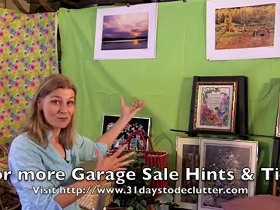 Remove your excess clutter with a garage sale