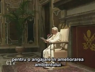 Benedict XVI: Europa găseşte solidaritate, rădăcini creştine