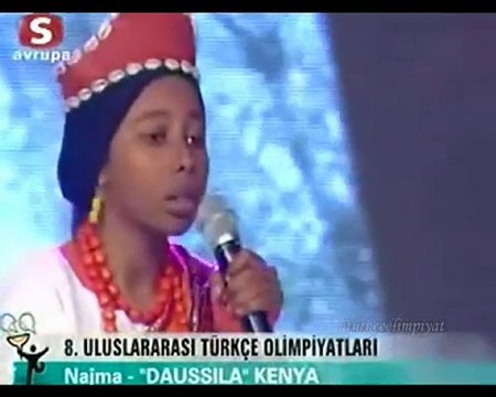 Daussıla Şiir Kenya Bangladeş 8.Türkçe Olimpiyatı