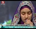 Mehlika Sultan Afganistan Kırgızistan 8.Türkçe Olimpiyatı
