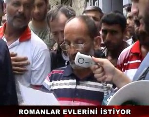 Samsun 200 Evler Roman basın açıklaması