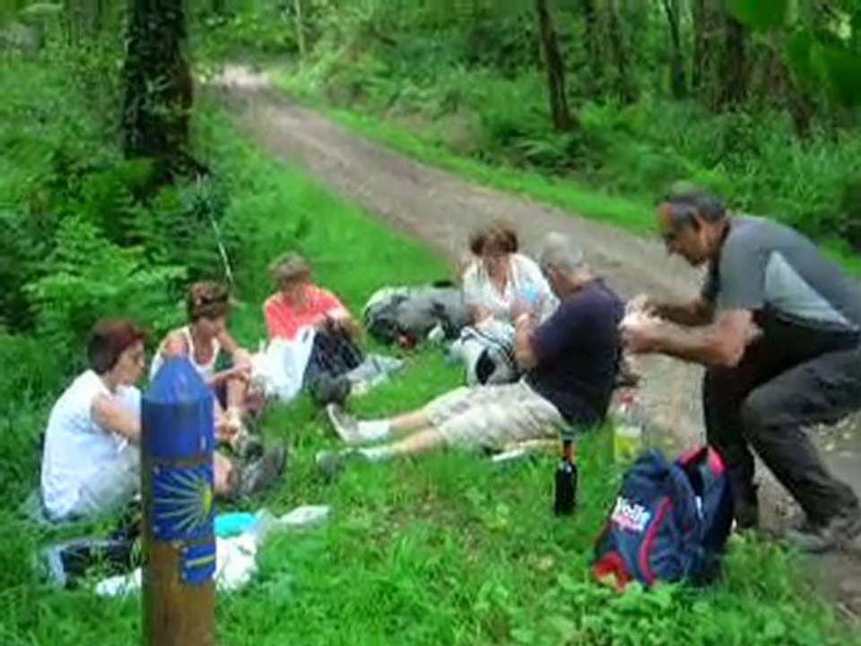 repas pique nique Landes Chemin de Compostelle
