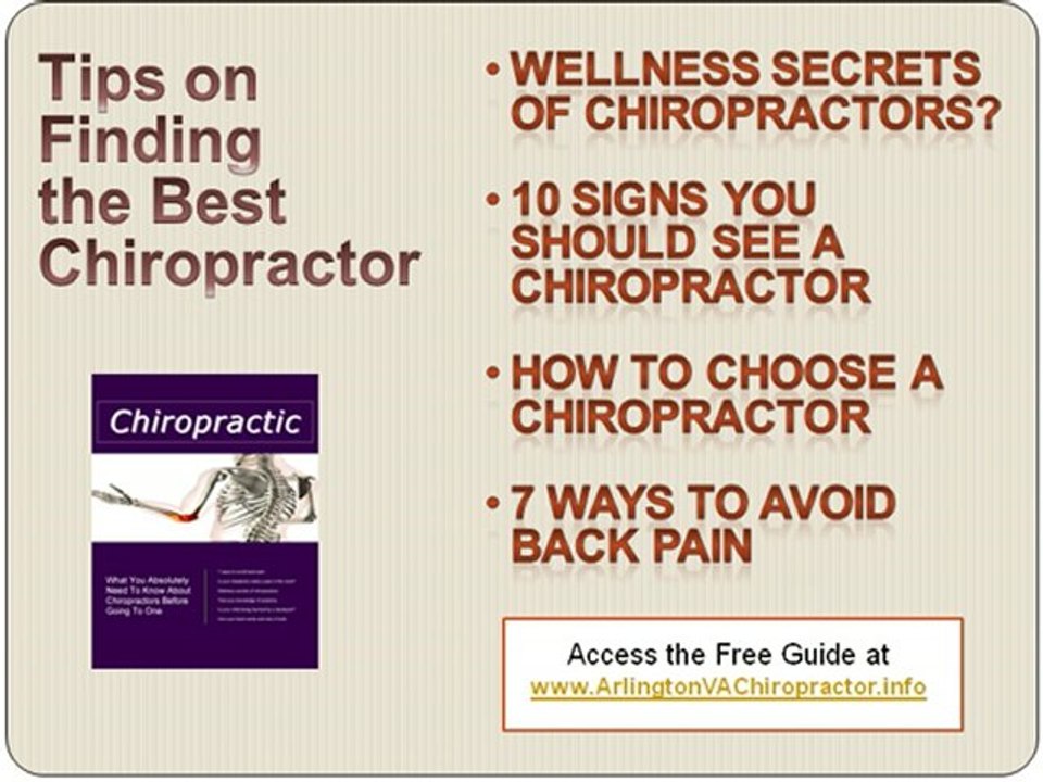 Arlington VA Chiropractor
