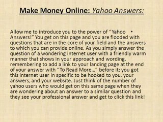 The Attitude to Make Money Online