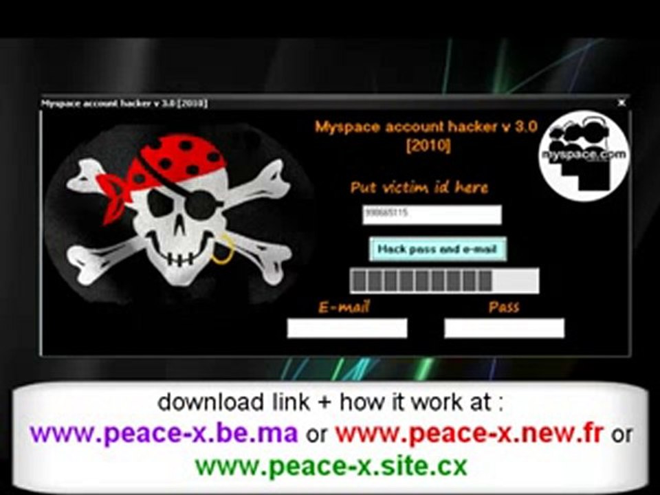 Myspace password hack HQ