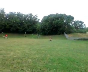 Matteo 1ere fois en moto , Suzuki Jr 50