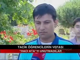5 Öğrenciler Hacı Ata kabrinde 8.Türkçe Olimpiyatı