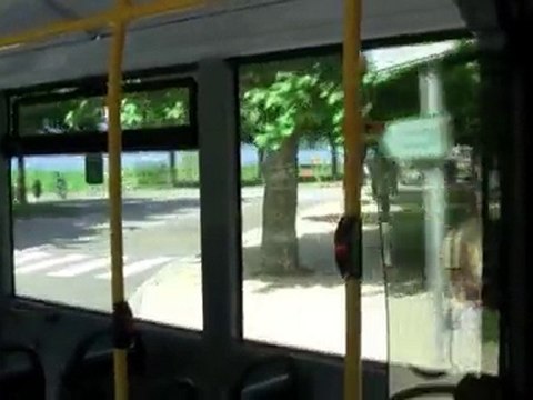 Trajet bus d'Aix les bains-Chambéry, un dimanche