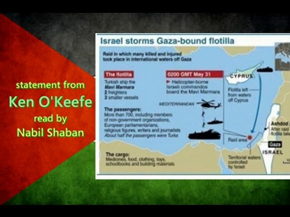 Ken O'Keefe - defender on Mavi Marmara, Free Gaza Flotilla