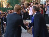 Princes visit hospital on southern Africa tour