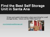 Santa Ana Self Storage Facility Storage Units Mini Boat RV