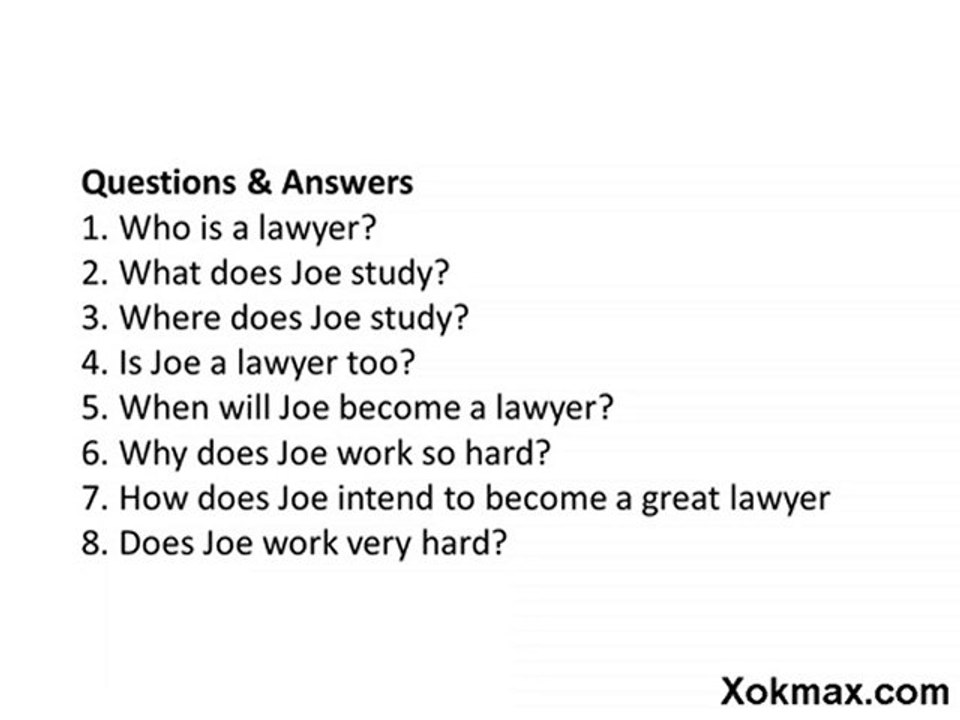 Aula de Inglês 1.1 Com Perguntas e Respostas