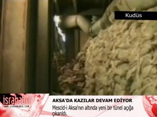 İşte Mescid-i Aksa'nın Altındaki Yeni Tünelin Görüntüleri