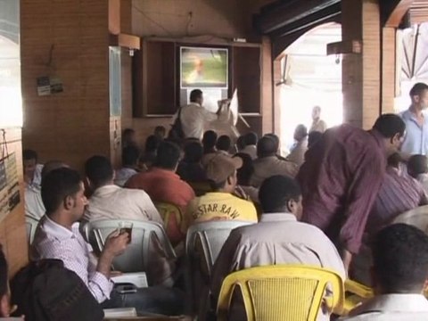 Des égyptiens amers ont regardé le match Algérie/Slovénie
