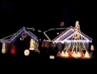 Christmas House animated to music