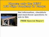 LED Sign Company Tampa - LED Signs Take Special Permits