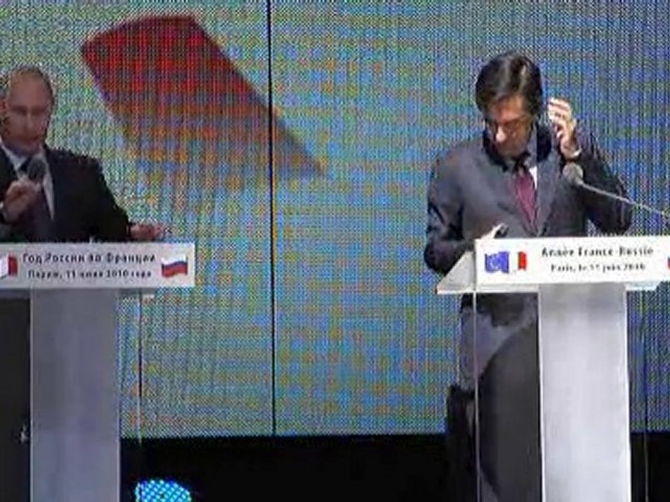 Inauguration de l'expo russe au Grand Palais