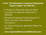 Looking for Japanese Restaurants in Subang?